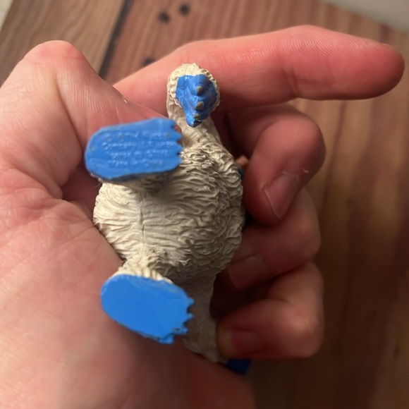 Vintage Red Nose Reindeer Keychain - Picture 3 of 3